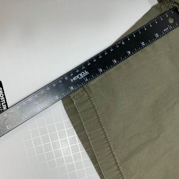 Nautica Cargo Deck Shorts Mens Size 40 Army Green Utility Outdoor Pockets Cotton - Picture 14 of 14